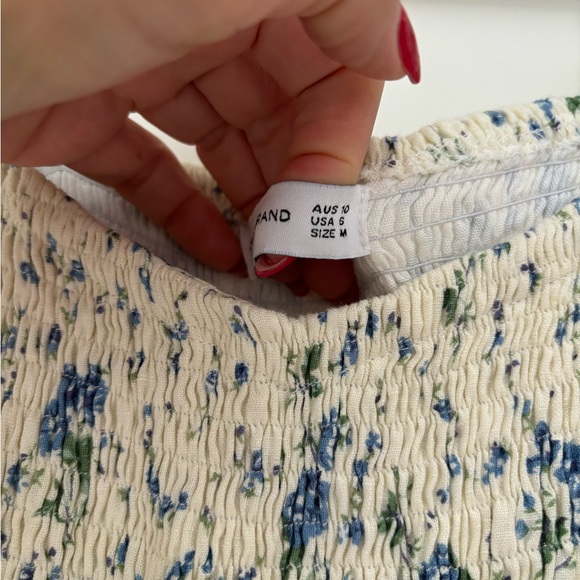 Faithfull the Brand Linen Floral Maxi Dress - Picture 5 of 7